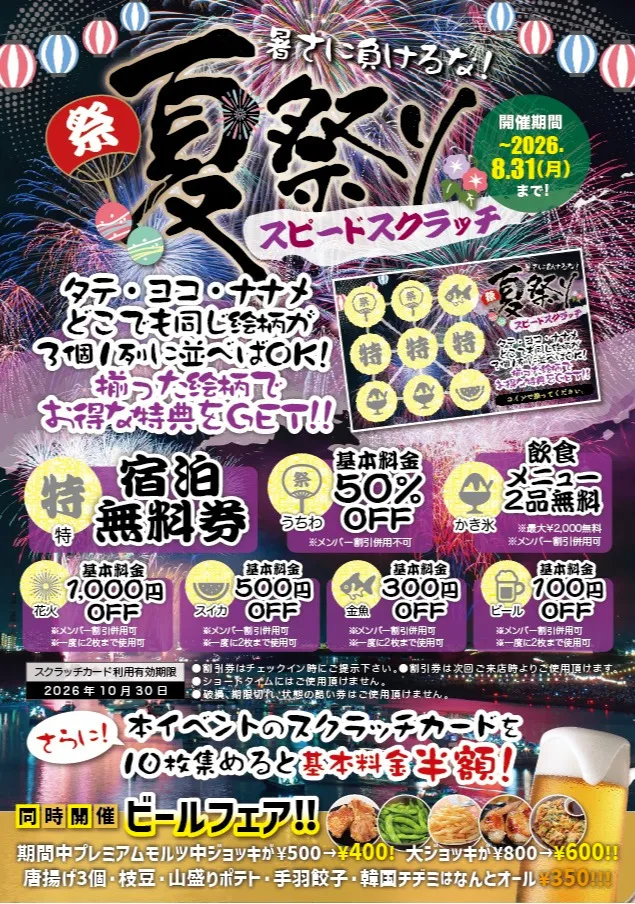 スピードスクラッチイベントの内容と特典のご紹介
